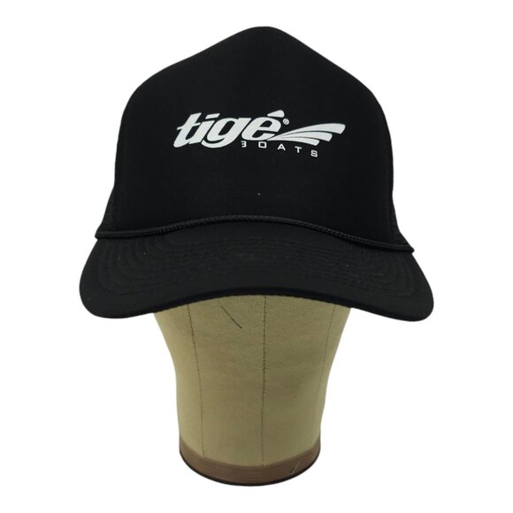 Tige Boats Foam Front Rope Braid Mesh Snapback Cap Trucker Boating Hat Cobra - Picture 9 of 13